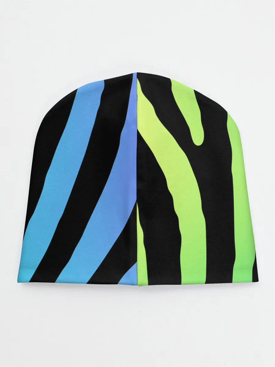 Детская шапка / Радужная зебра