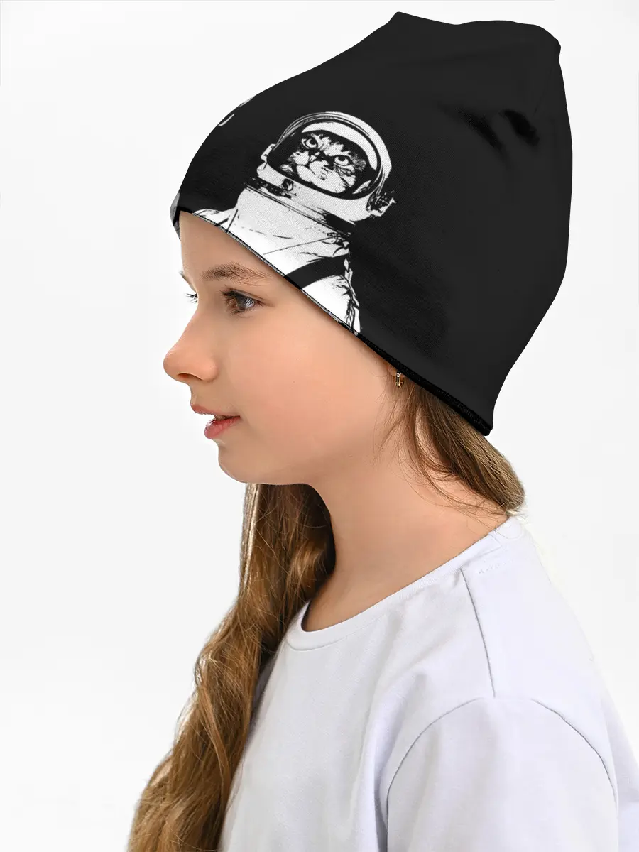 Детская шапка / Коты Космонавты