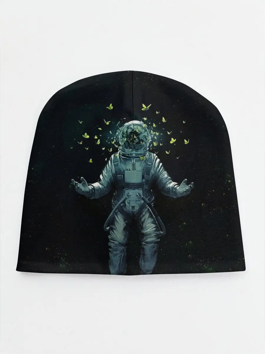Детская шапка / Космонавт и бабочки