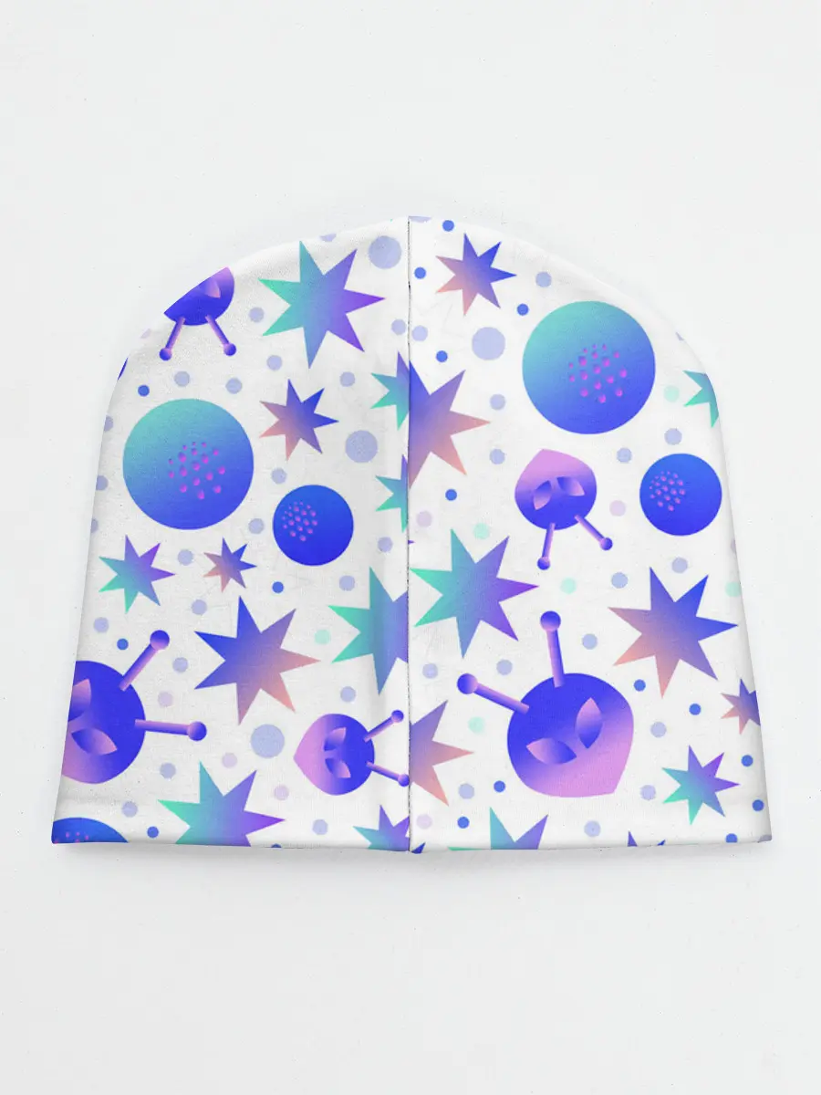 Детская шапка / Яркая галактика