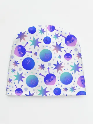 Детская шапка / Яркая галактика