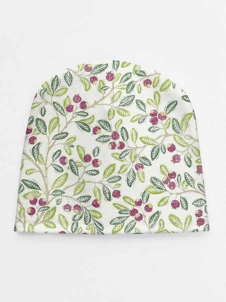 Детская шапка / Крыжовник красками