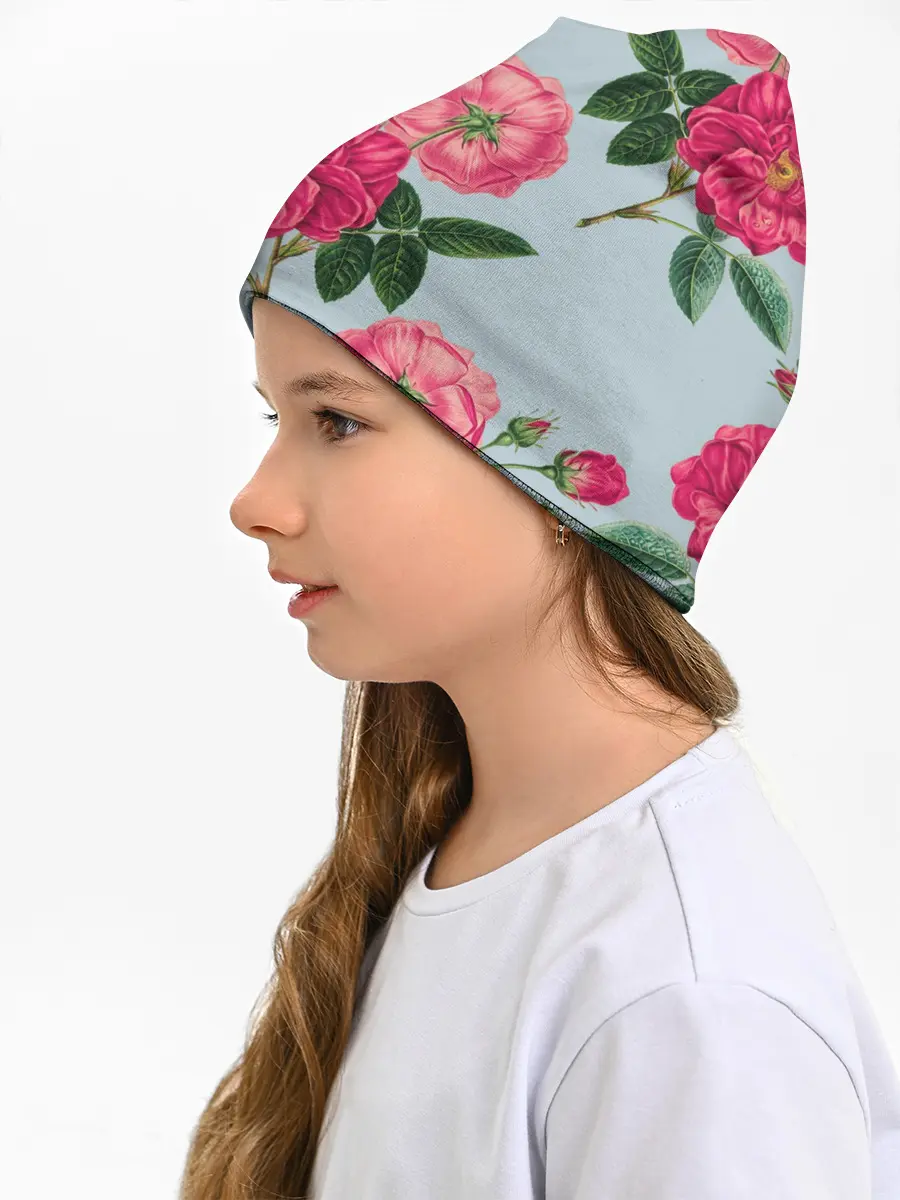 Детская шапка / Чайная роза