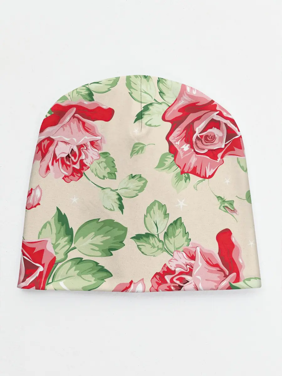 Детская шапка / Розы
