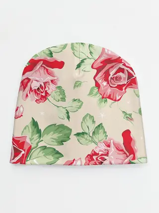 Детская шапка / Розы