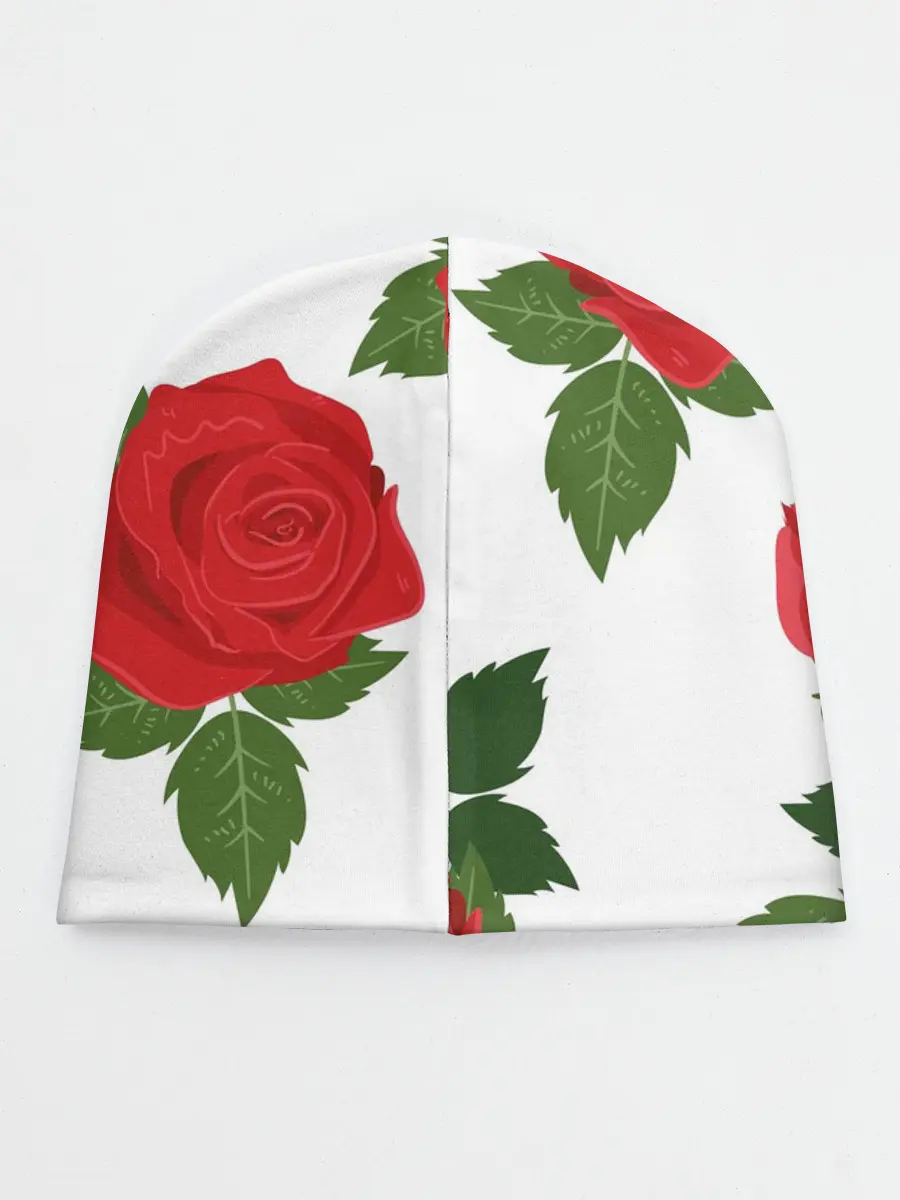 Детская шапка / Большие розы