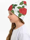 Детская шапка / Большие розы