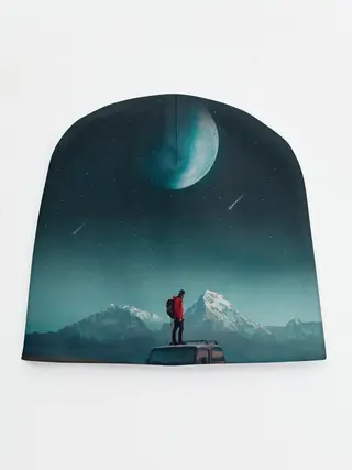 Детская шапка / Космос в горах