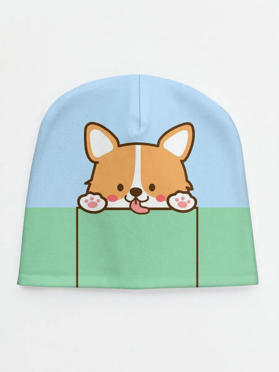 Детская шапка / Милый Корги