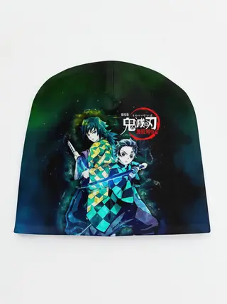 Детская шапка / Гию и Танджиро Kimetsu no Yaiba