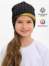 Детская шапка / 3D luxury black gold Плиты 3Д