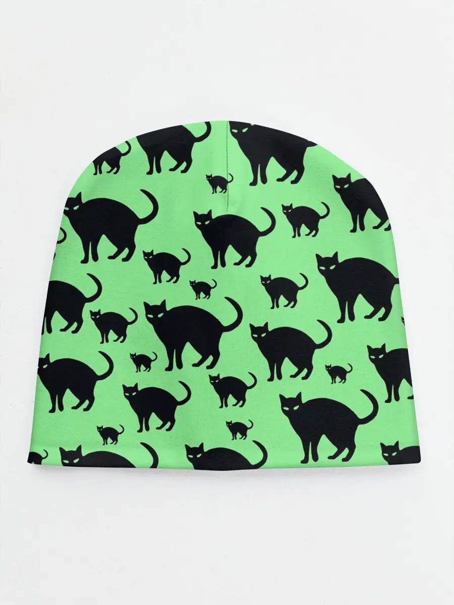 Детская шапка / Кошачий фон