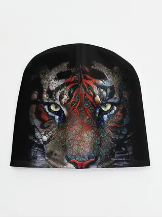 Детская шапка / Цветной тигр