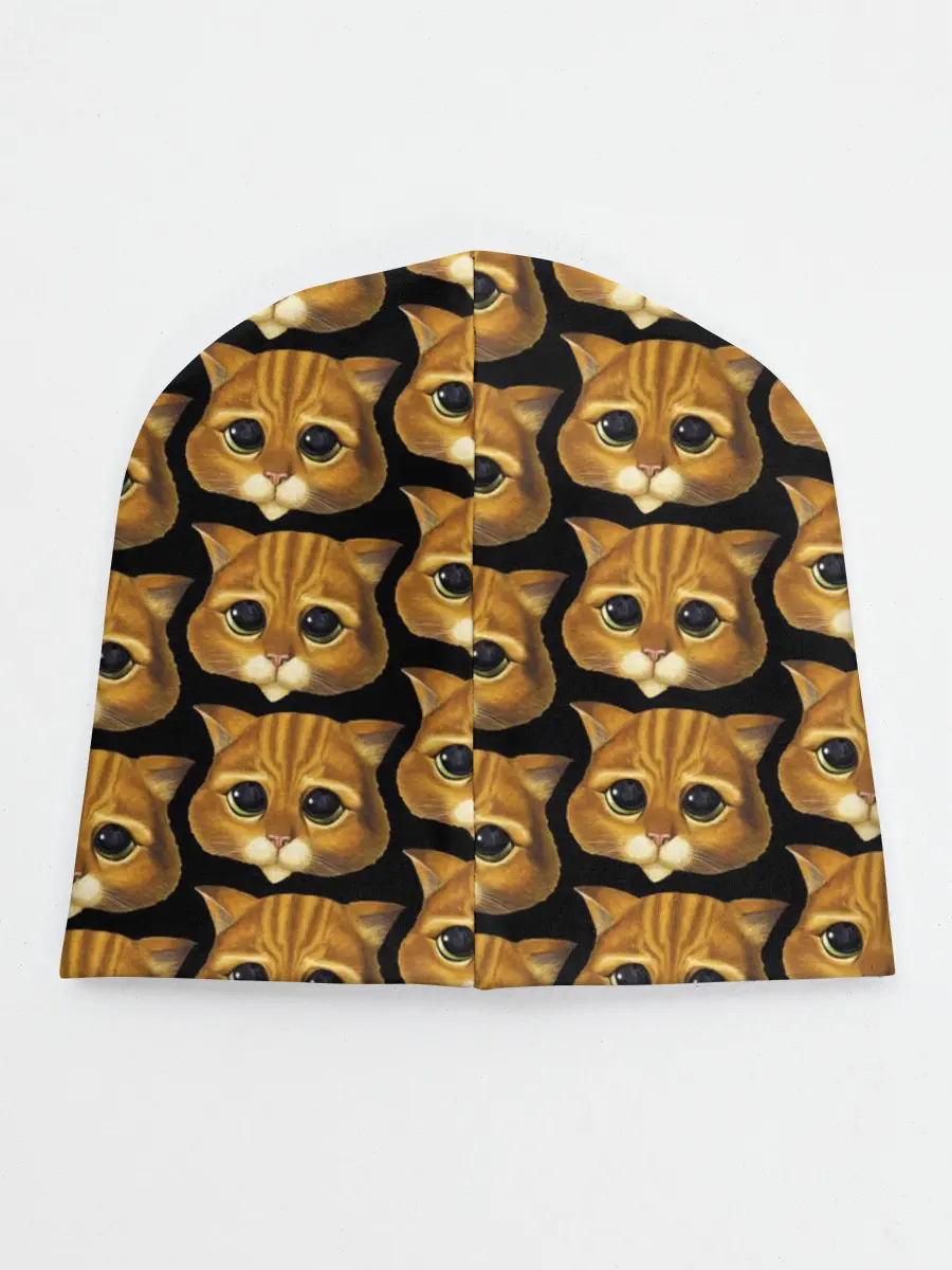 Детская шапка / КОТ В САПОГАХ из ШРЕКА