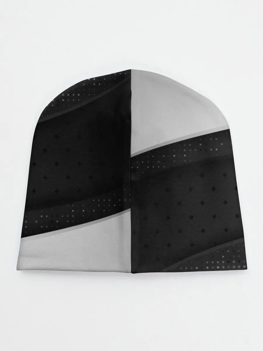 Детская шапка / 3D luxury style silver black