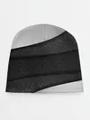 Детская шапка / 3D luxury style silver black