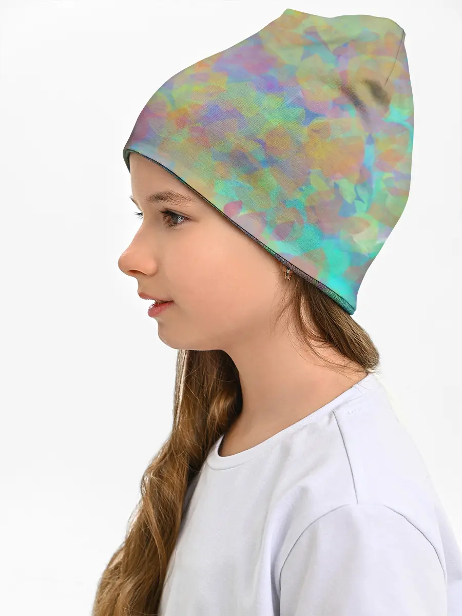 Детская шапка / Цветные лепестки