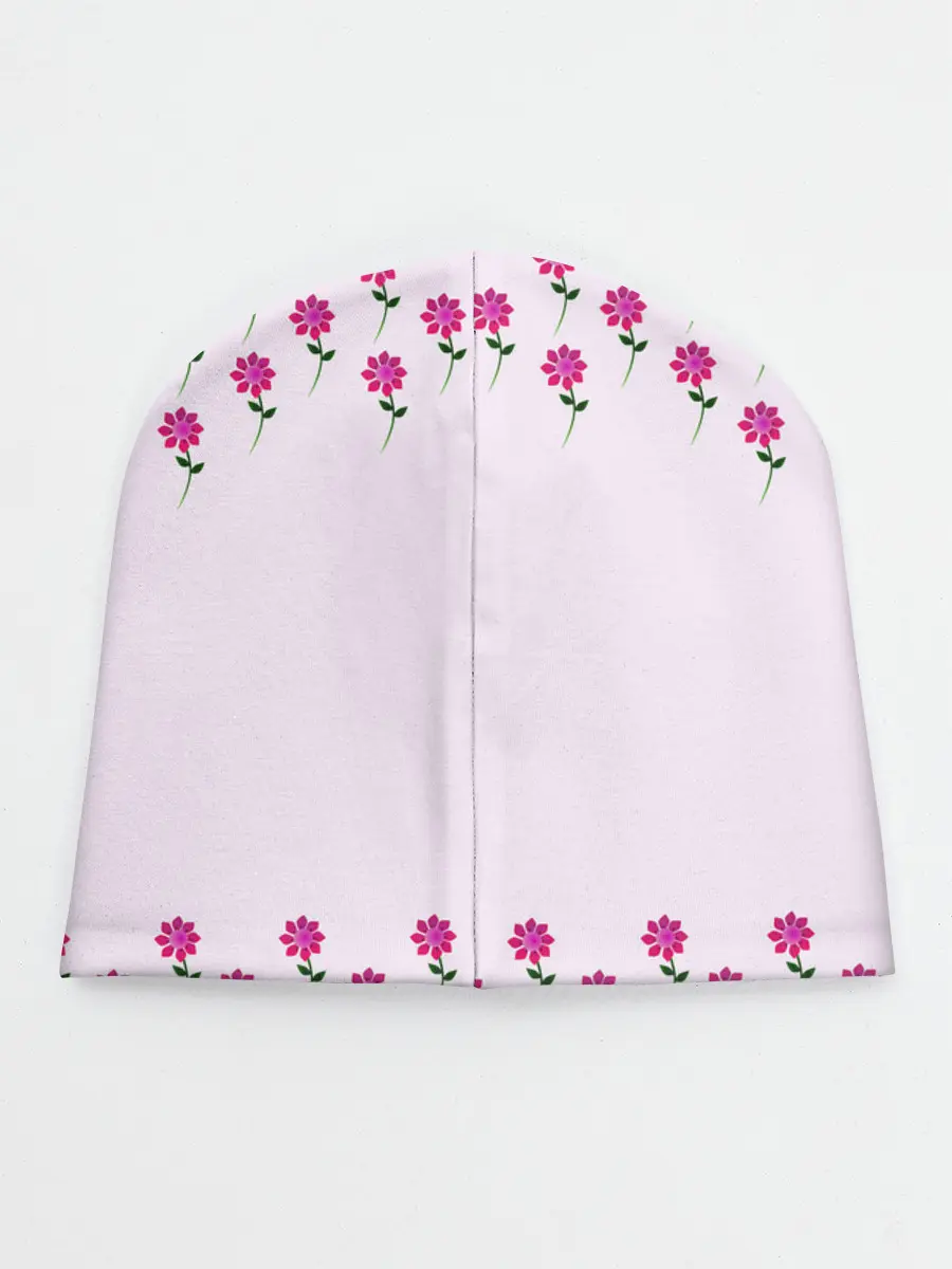 Детская шапка / розовые цветы | pink flowers