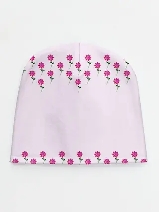 Детская шапка / розовые цветы | pink flowers