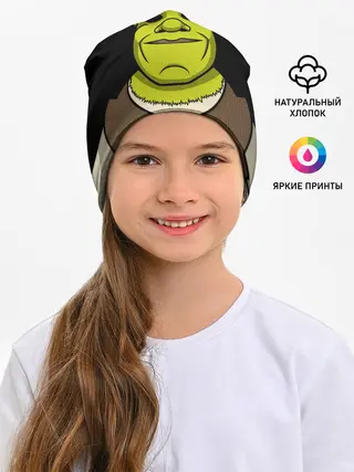 Детская шапка / Шрэк