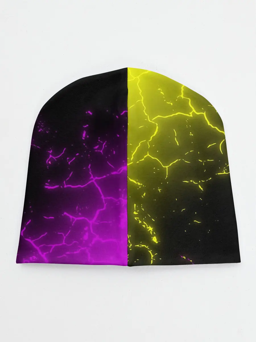 Детская шапка / PUBG RETRO NEON / ПАБГ НЕОН