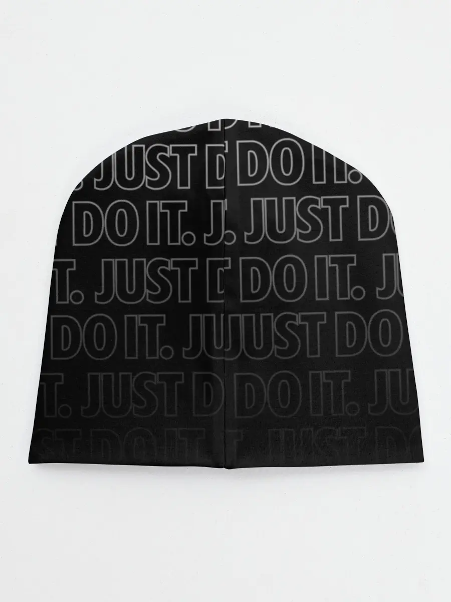 Детская шапка / JUST DO IT / ПРОСТО СДЕЛАЙ ЭТО