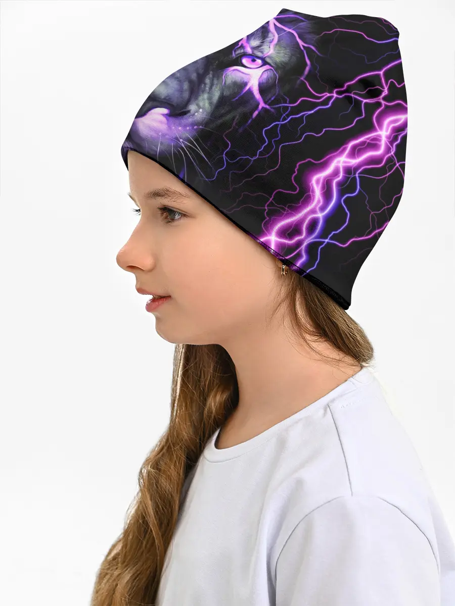 Детская шапка / НЕОНОВЫЙ ЛЕВ / NEON LION