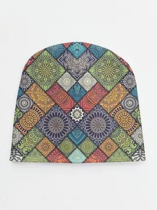 Детская шапка / ЛОСКУТНАЯ ВЫШИВКА