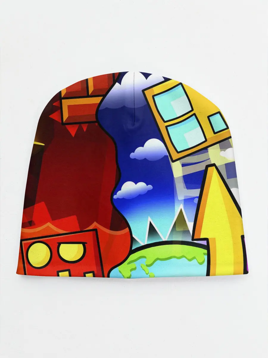 Детская шапка / GEOMETRY DASH / ГЕОМЕТРИ ДАШ