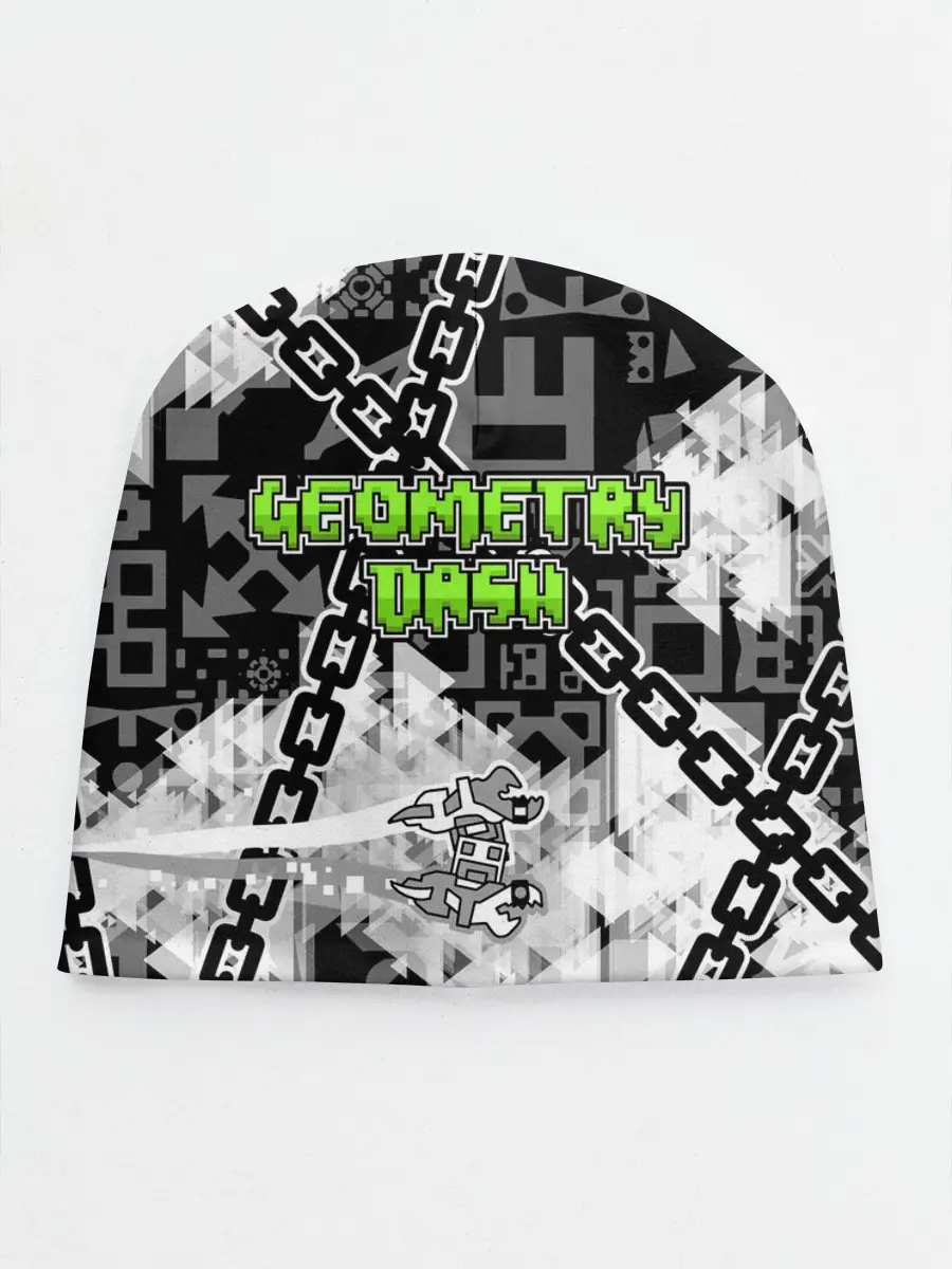 Детская шапка / Geometry Dash