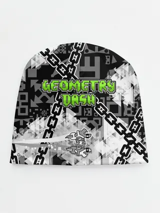 Детская шапка / Geometry Dash