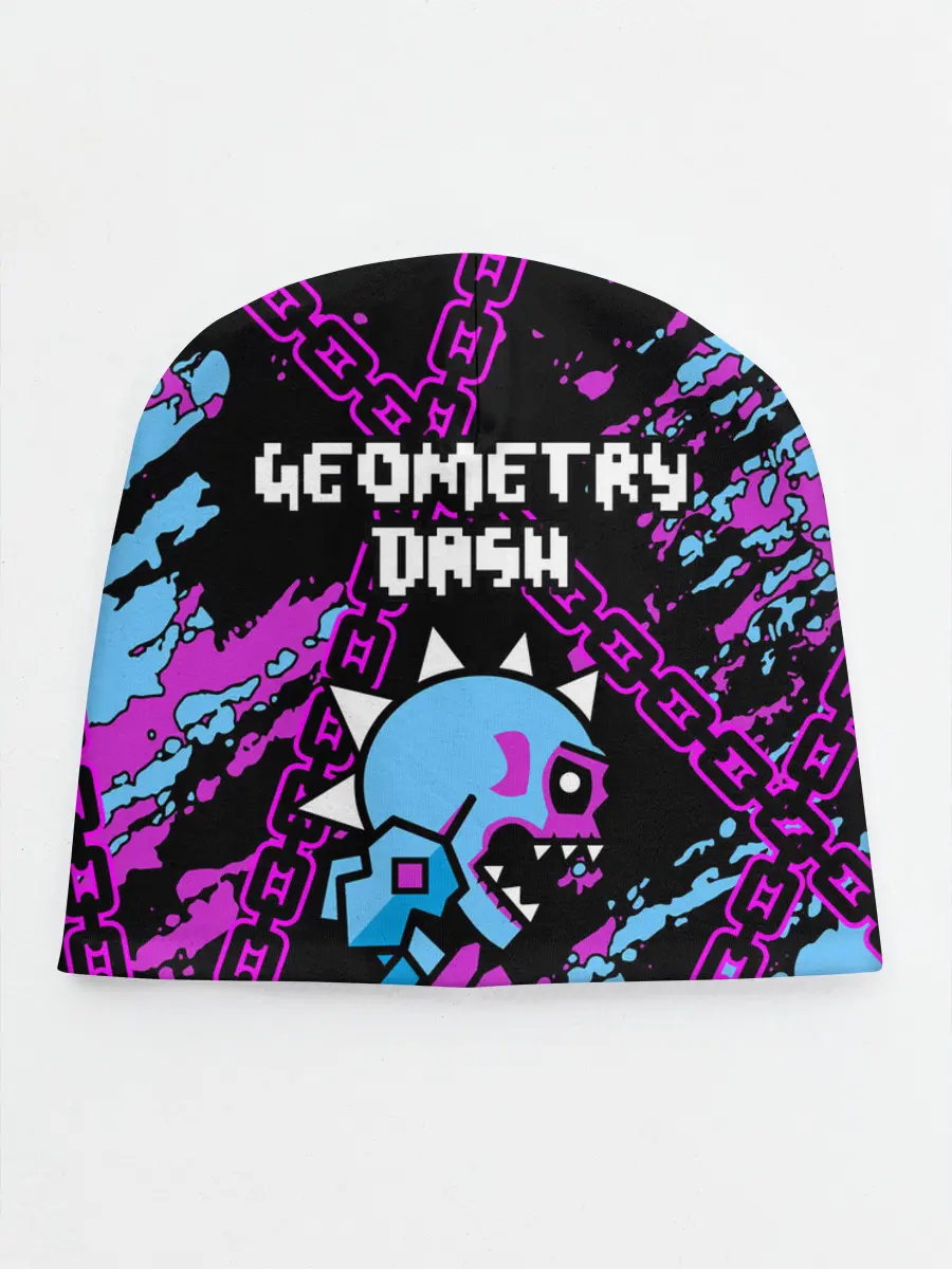 Детская шапка / Geometry Dash