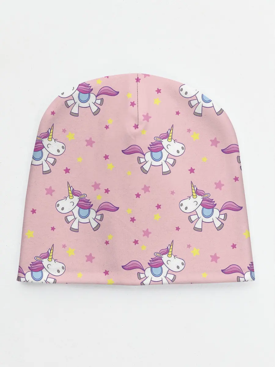 Детская шапка / Единороги | Звёздочки