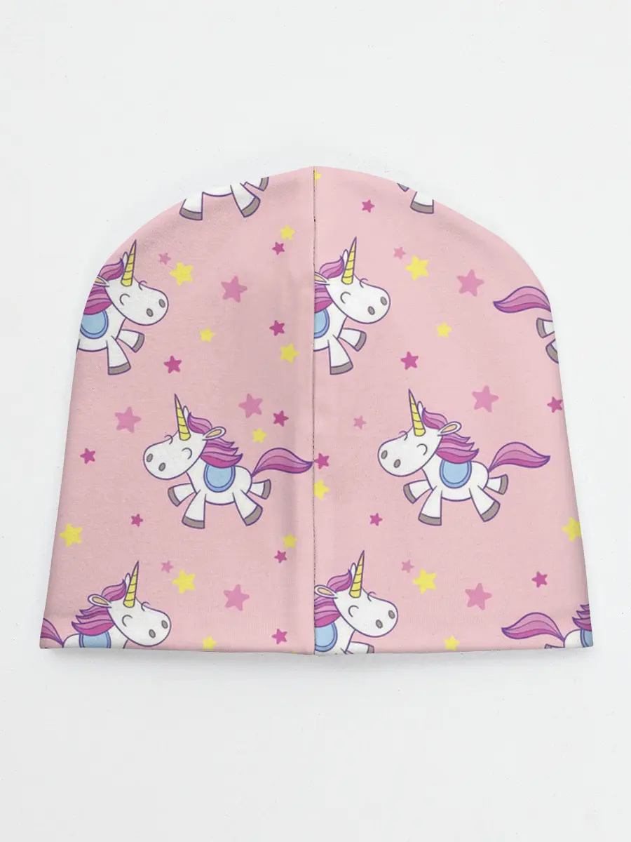 Детская шапка / Единороги | Звёздочки