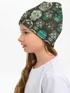 Детская шапка / Черепа с узорами