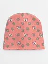 Детская шапка / Кошки и цветы