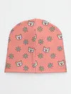 Детская шапка / Кошки и цветы