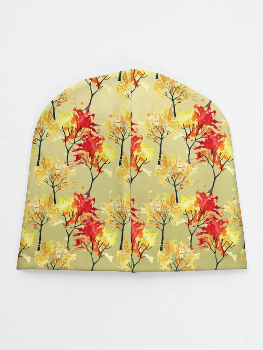 Детская шапка / самый осенний принт