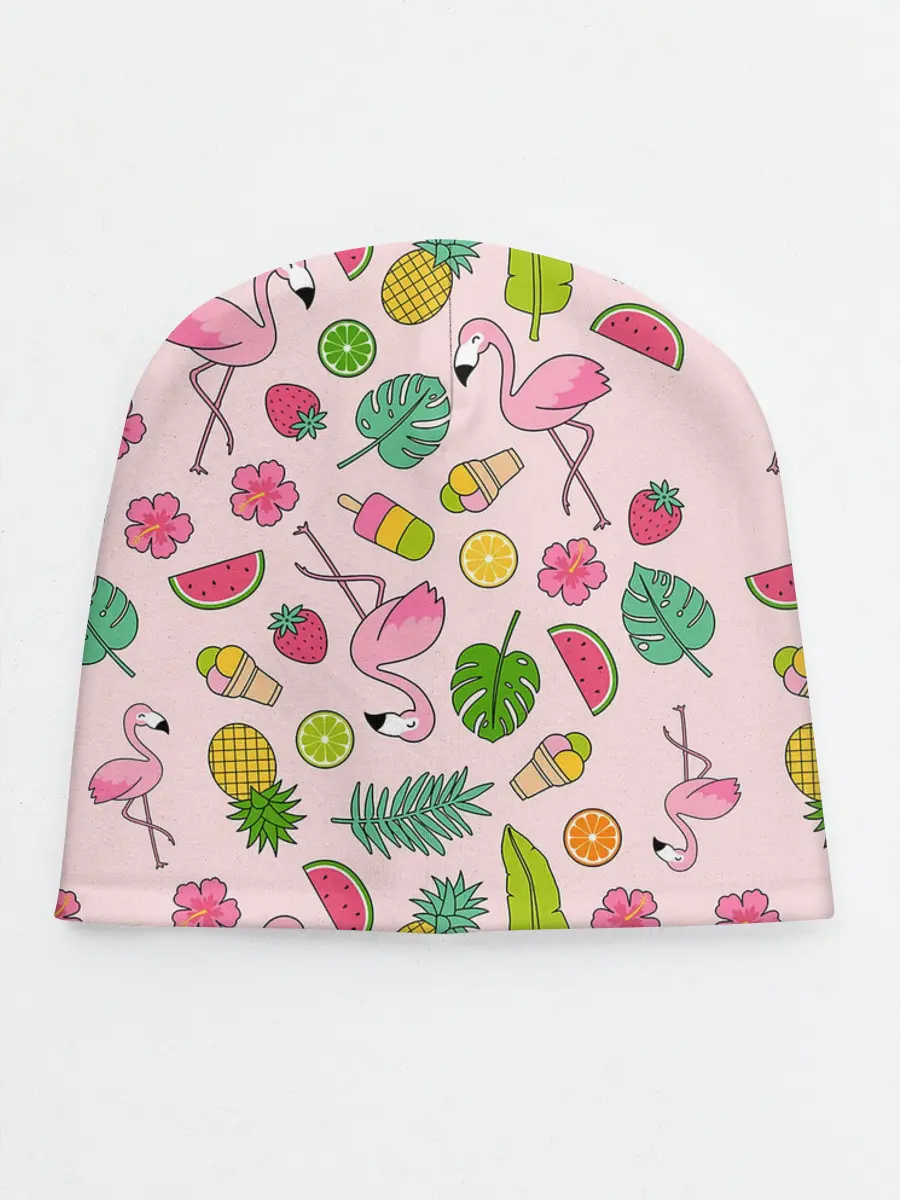 Детская шапка / Фламинго | Лето