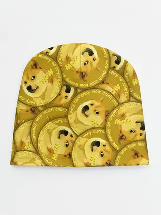 Детская шапка / DOGECOIN / DOGE / ДОГИКОИН