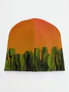 Детская шапка / Кактусы на закате