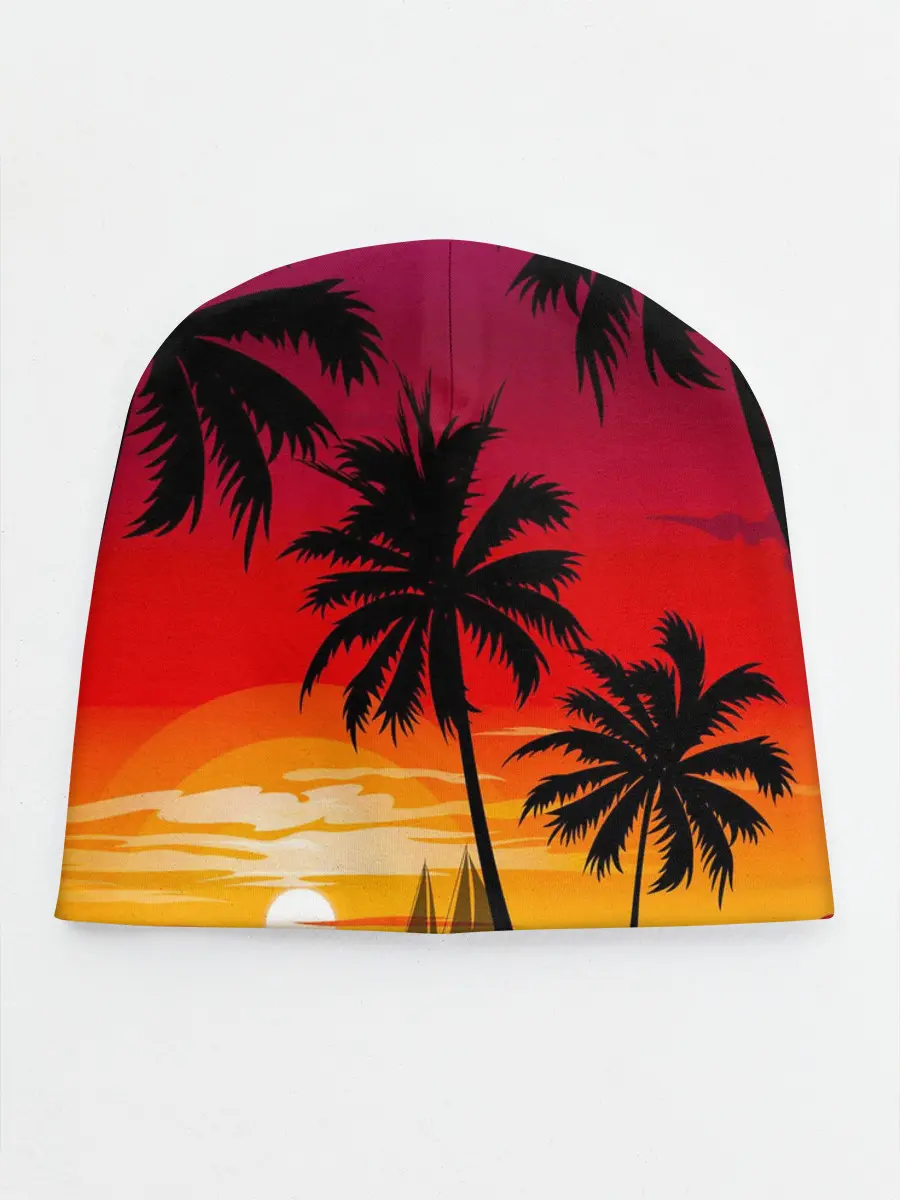Детская шапка / Гавайский закат