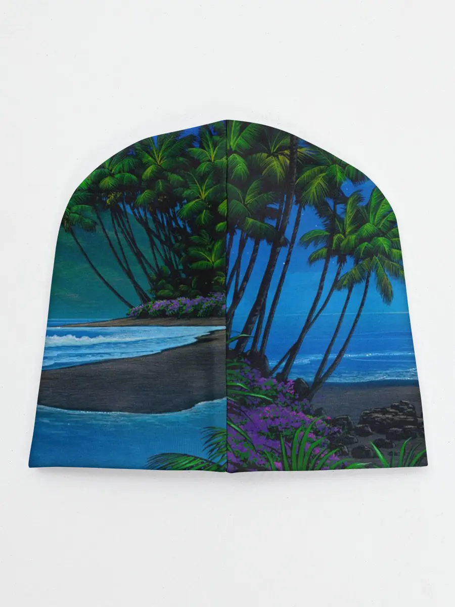 Детская шапка / Гавайский пейзаж