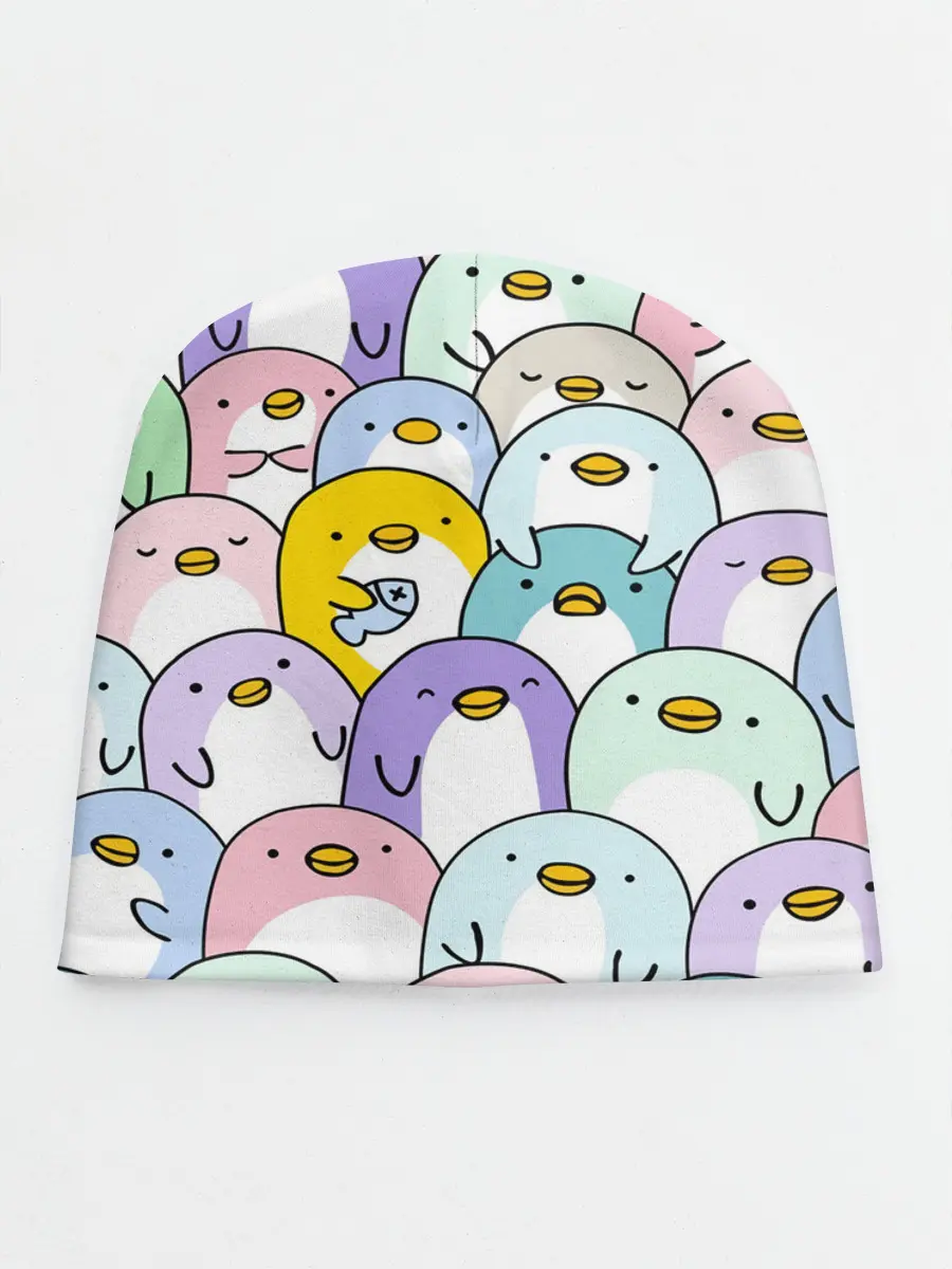 Детская шапка / Пингвины