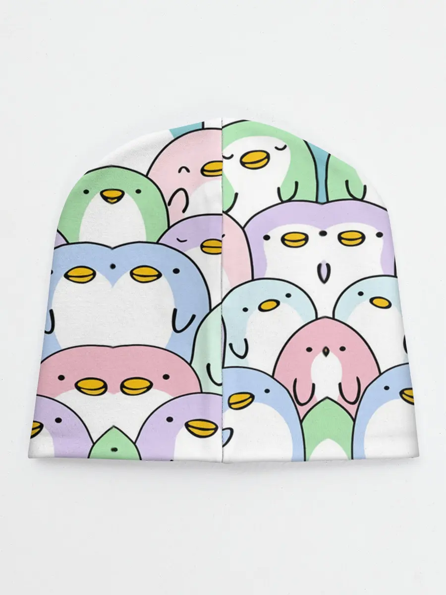 Детская шапка / Пингвины