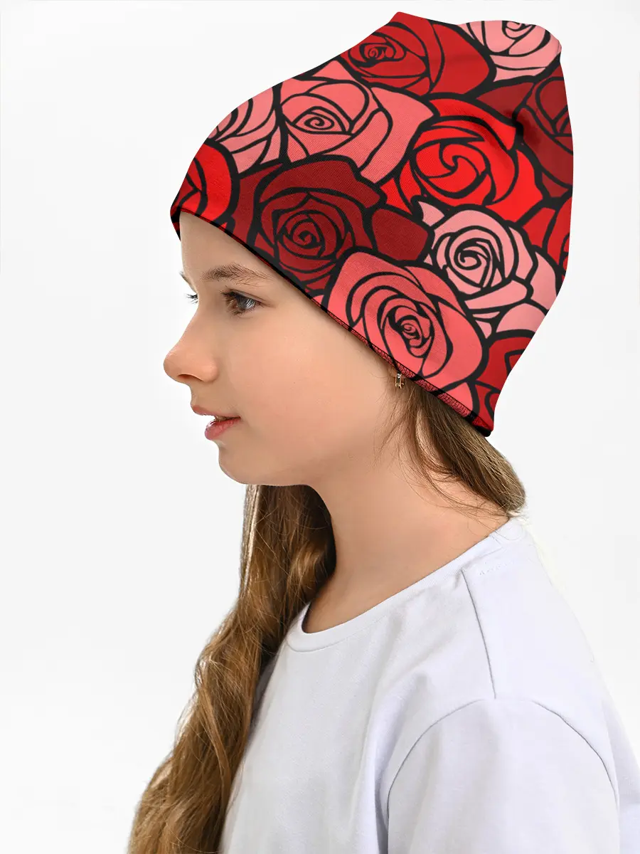 Детская шапка / Розочки