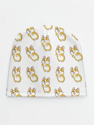 Детская шапка / Собаки | Корги