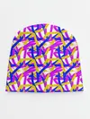 Детская шапка / абстракция из ярких полос