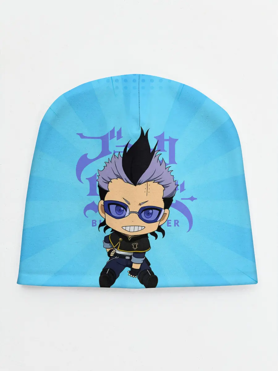 Детская шапка / Магна Свинг | Чёрный Клевер