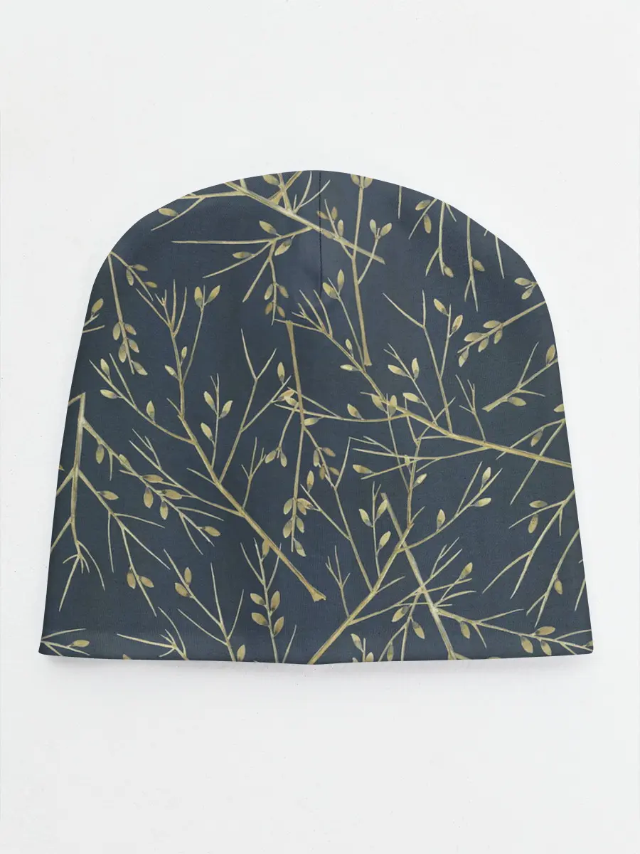 Детская шапка / Осенние ветки